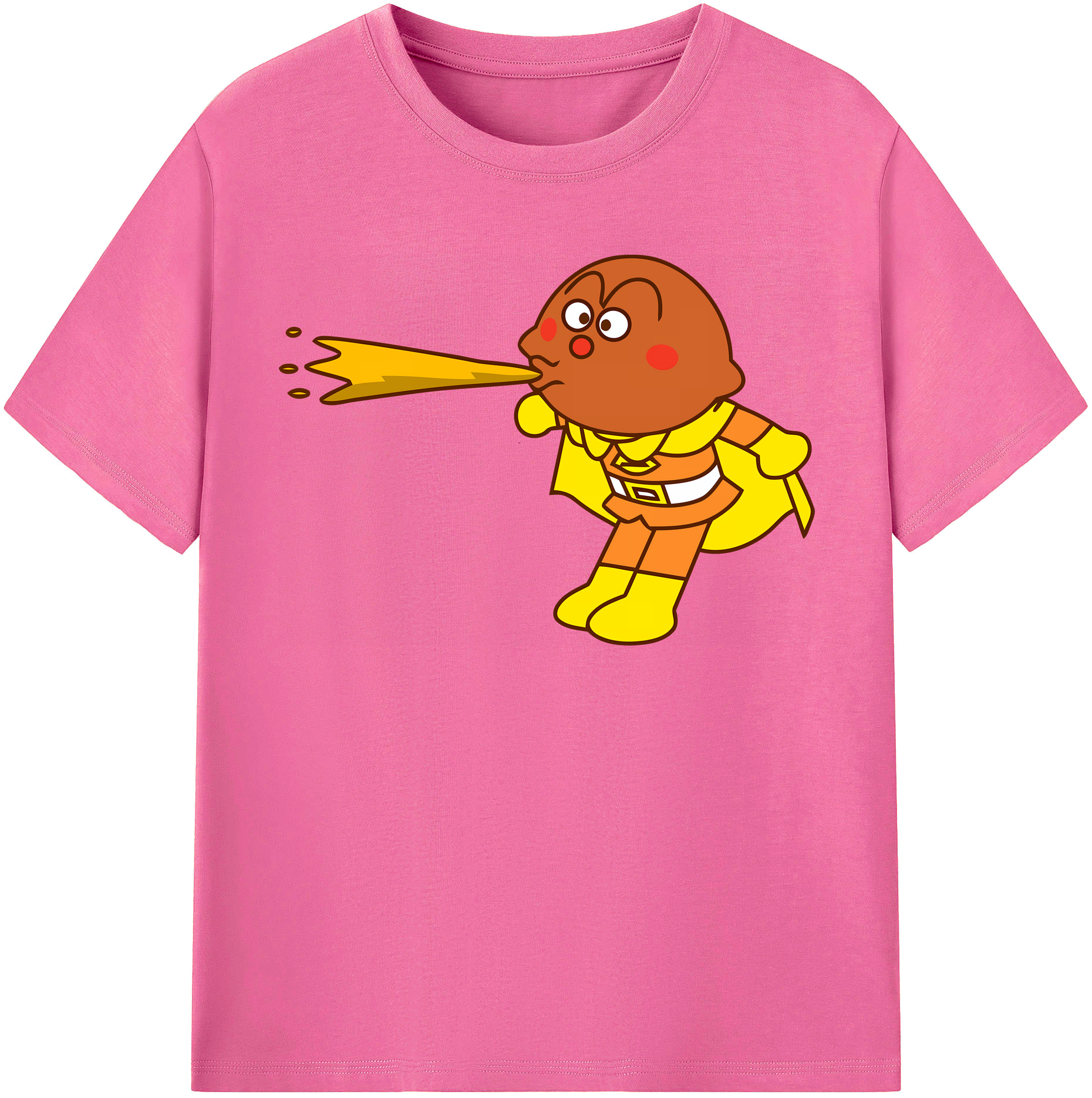 （画像用） アンパンマン Anpanman レディースカジュアルプリントTシャツ（綿100％）
